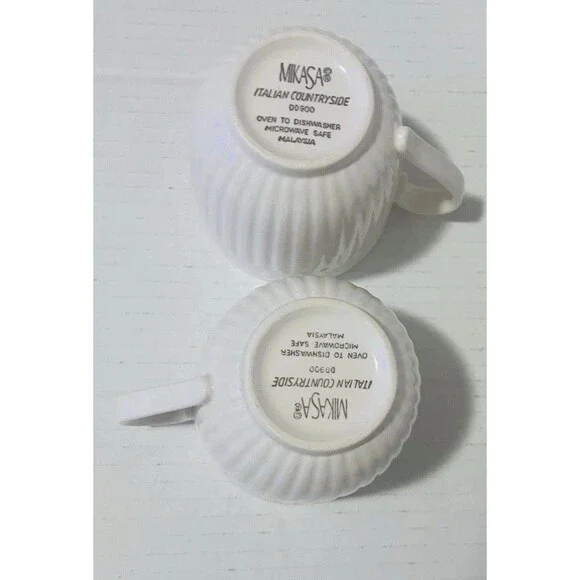 Lot of 2 Mikasa Italian Countryside ~ Cup & Saucer Set with two soup bowls DD900 - Picture 13 of 16